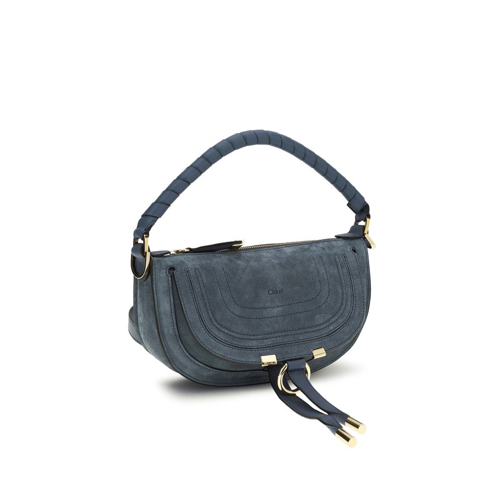 Chloé Blue Calf Leather Bos Taurus Shoulder Bag - Image 2