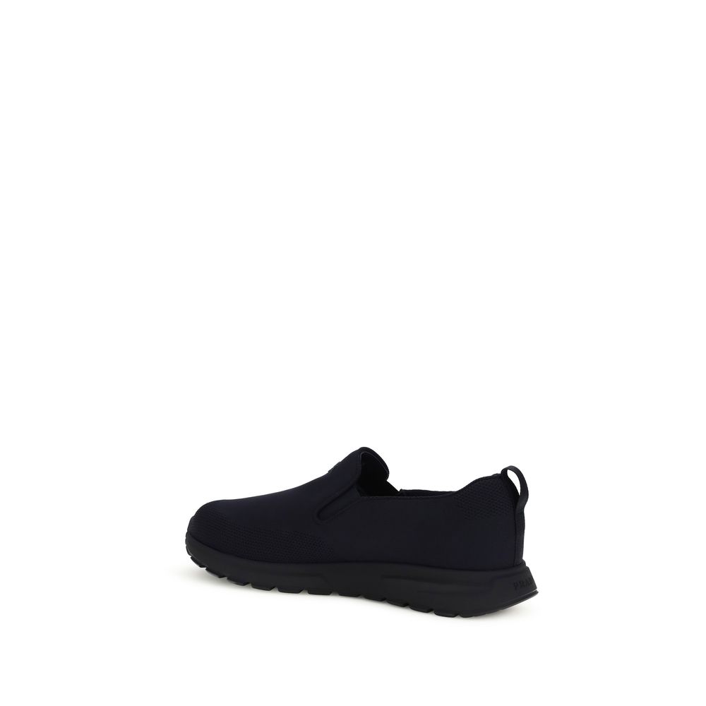 Prada Blue Fabric Sneakers - Image 3