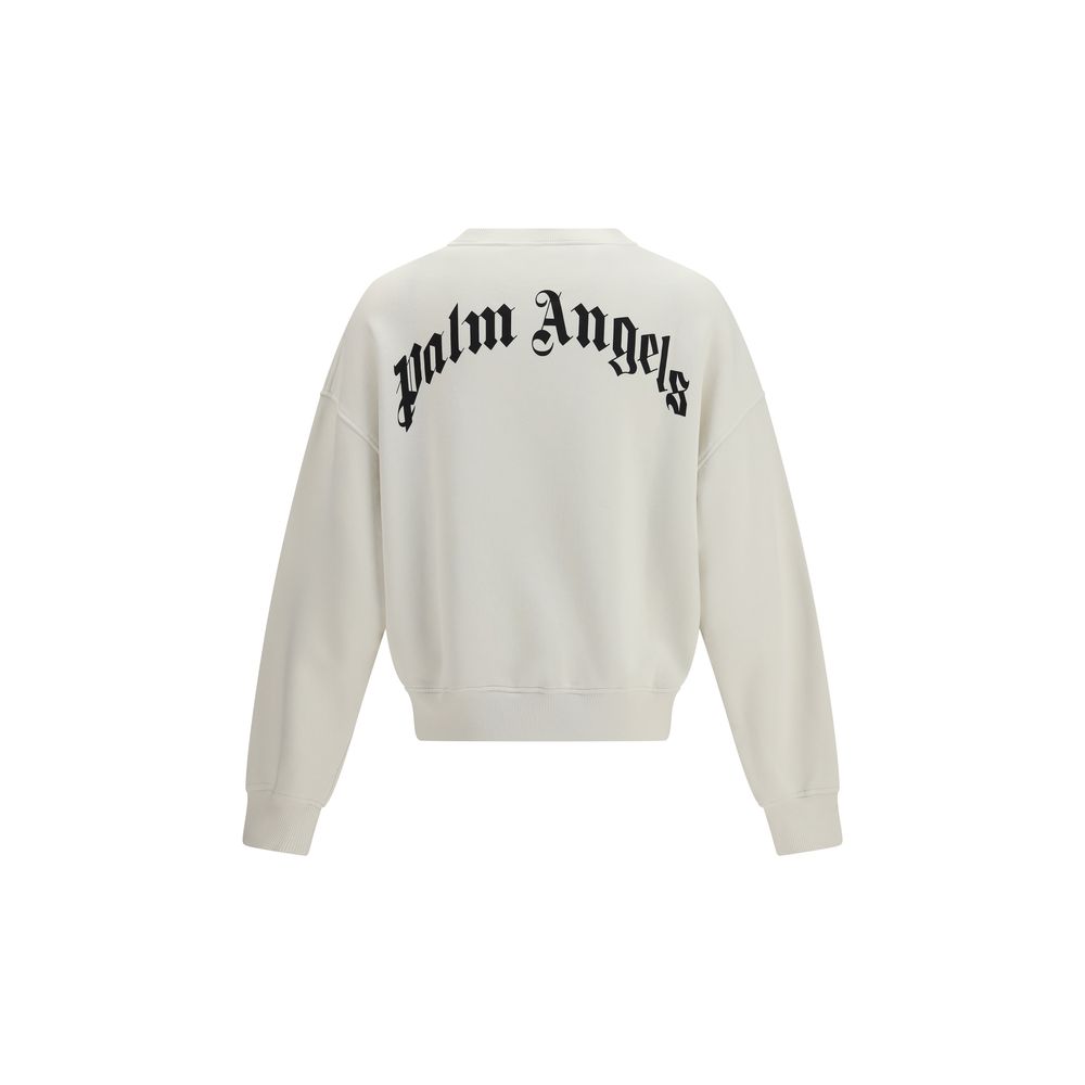 Palm Angels Beige Cotton Sweatshirt - Image 2
