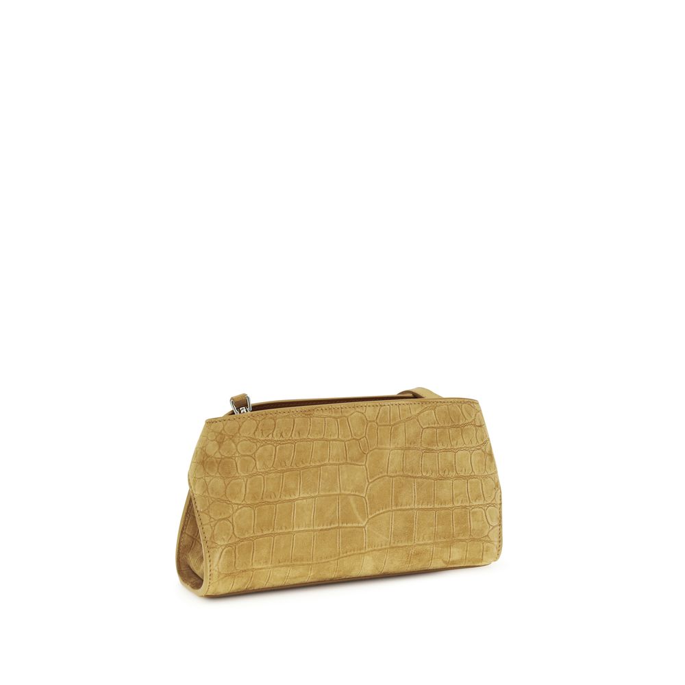 Ferragamo Beige Calf Leather Bos Taurus Clutch Bag - Image 3