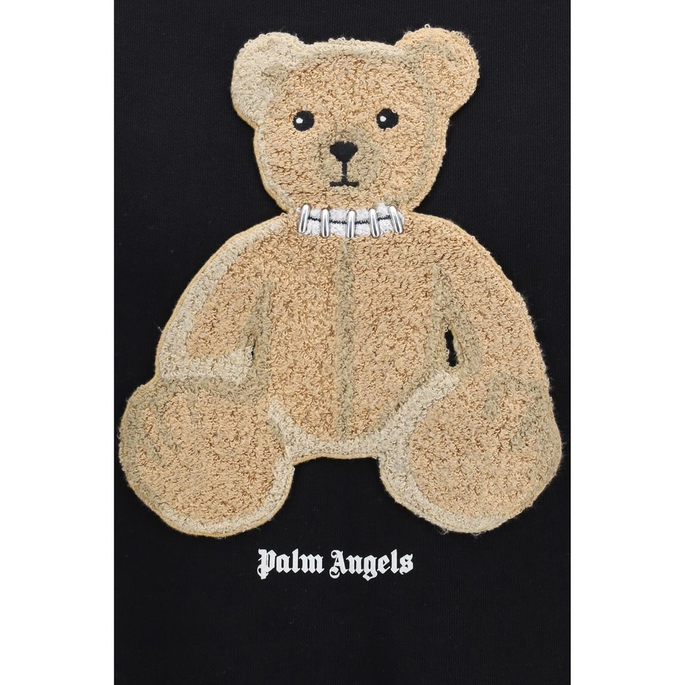 Palm Angels Black Cotton Sweatshirt - Image 3