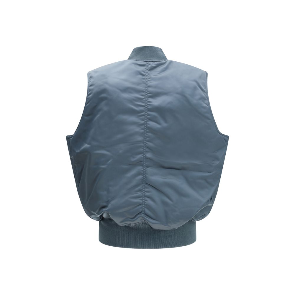 ALPHA INDUSTRIES Blue Nylon Sleveless Jacket - Image 2