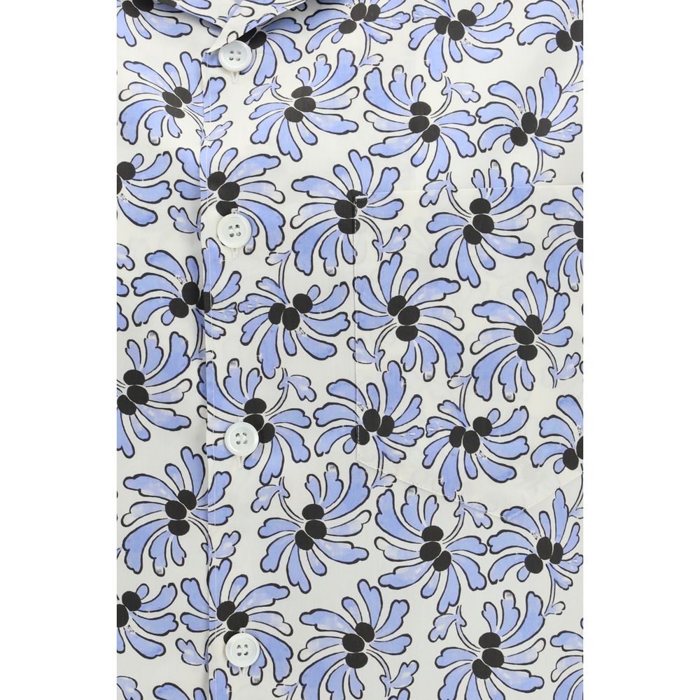 Prada Multicolor Cotton Pattern Shirt - Image 3