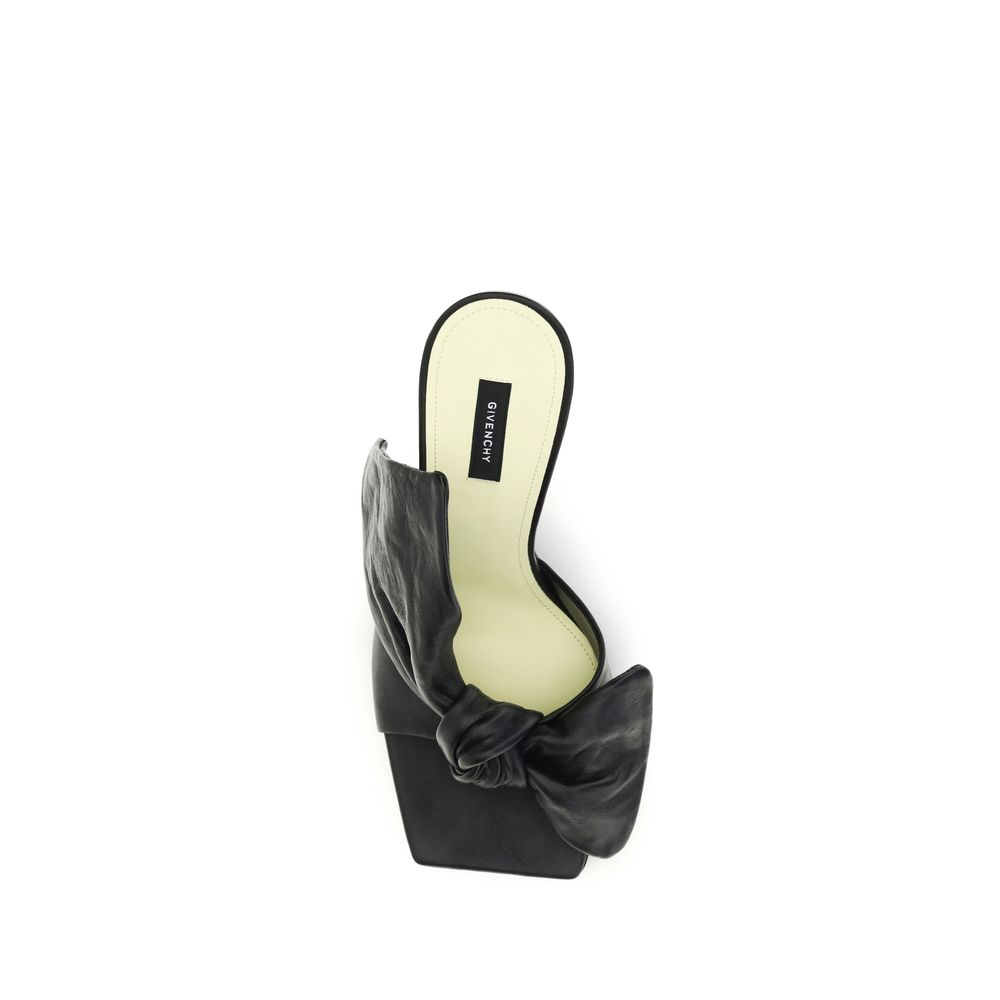 Givenchy Black Lamb Ovis Aries Aries Mules - Image 4