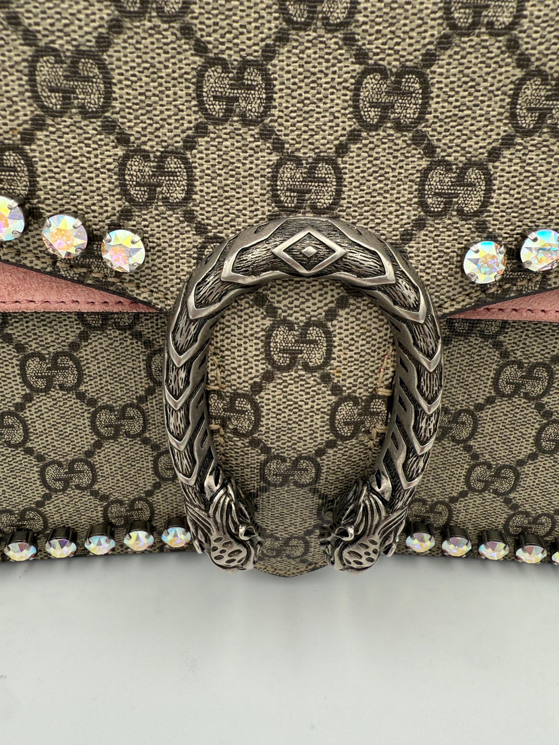 Gucci GUCCI DIONYSUS GG Supreme with Diamantes Handbag - Image 2