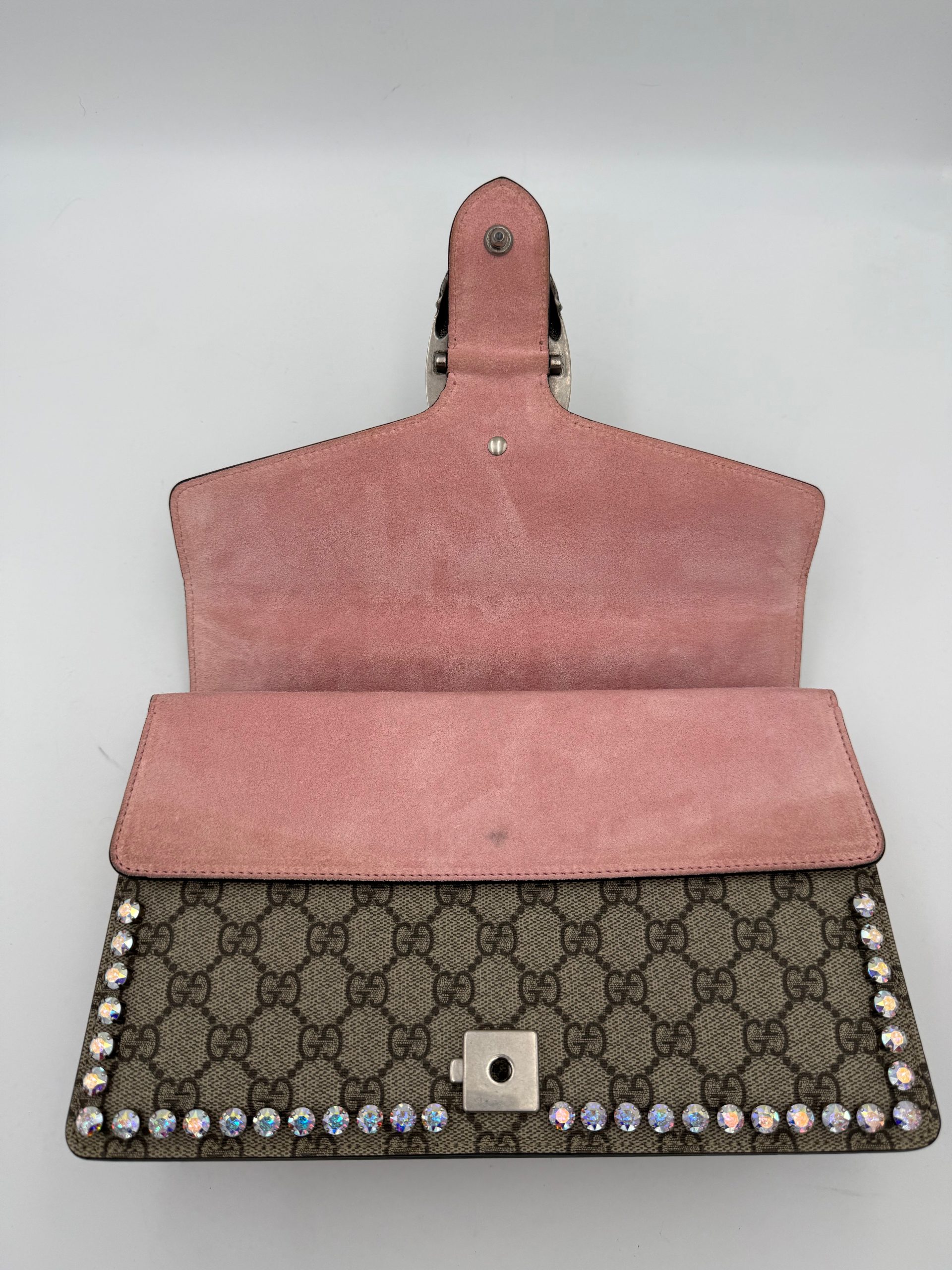 Gucci GUCCI DIONYSUS GG Supreme with Diamantes Handbag - Image 6