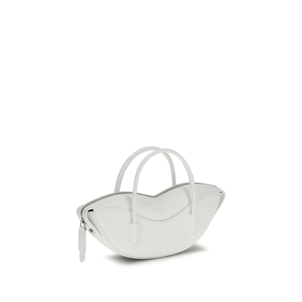 Fiorucci White Calf Leather Bos Taurus Shoulder Bag - Image 2