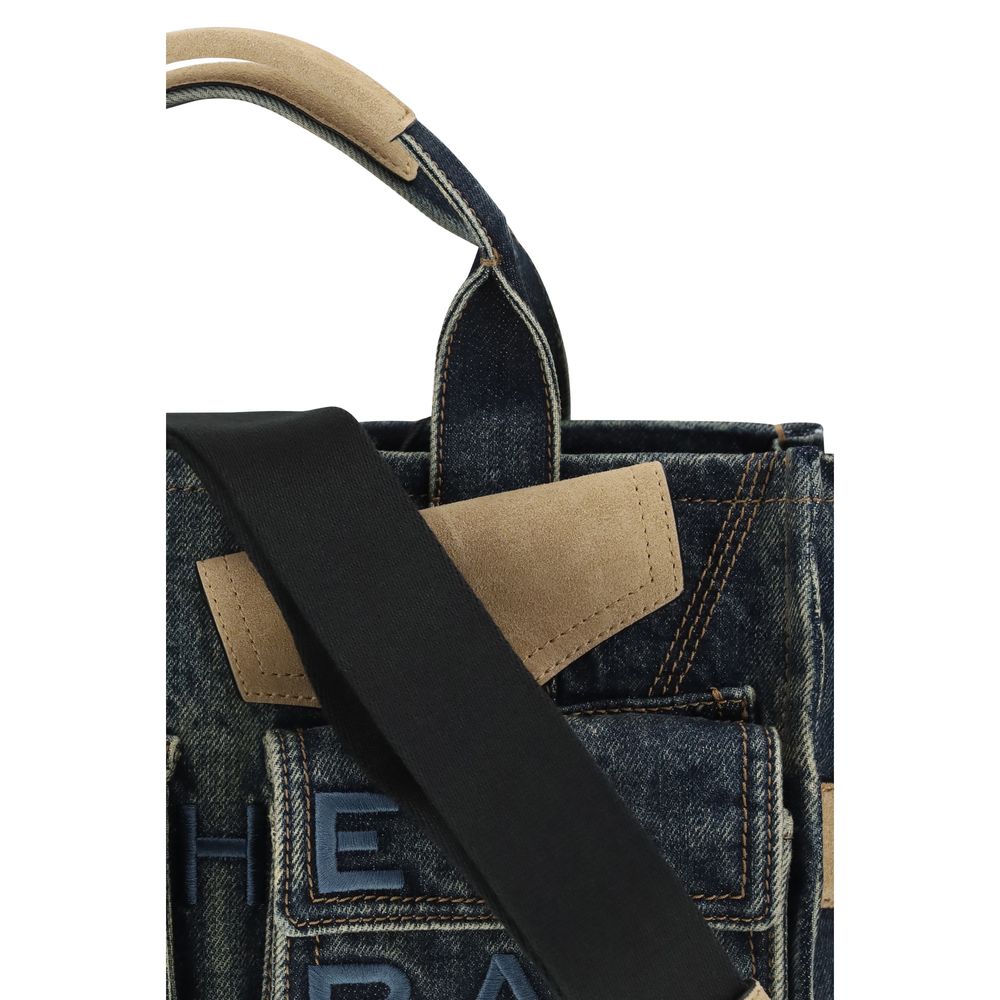 Marc Jacobs Blue Cotton Shoulder Bag - Image 4