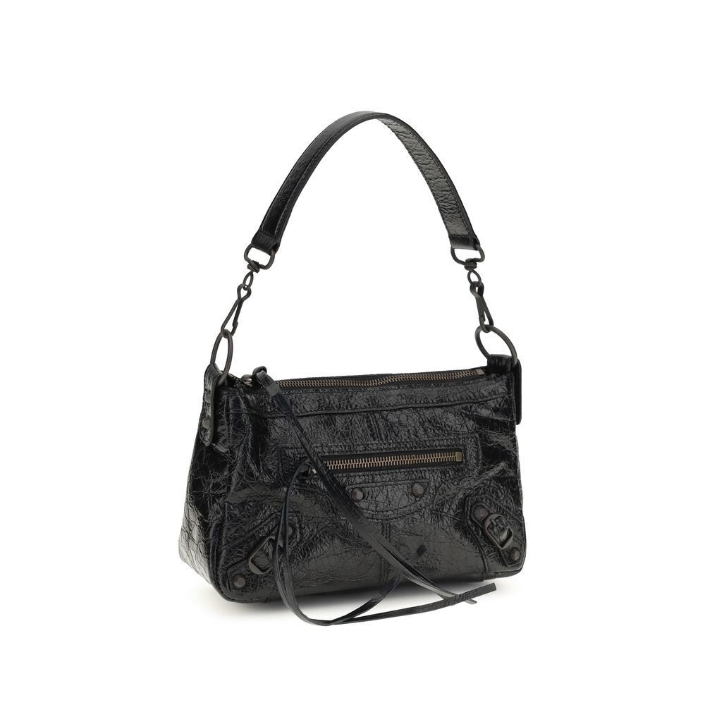 Balenciaga Black Lamb Ovis Aries Aries Shoulder Bag - Image 2