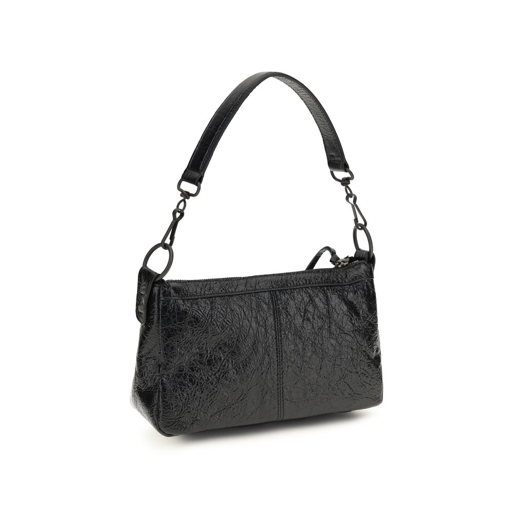 Balenciaga Black Lamb Ovis Aries Aries Shoulder Bag - Image 3