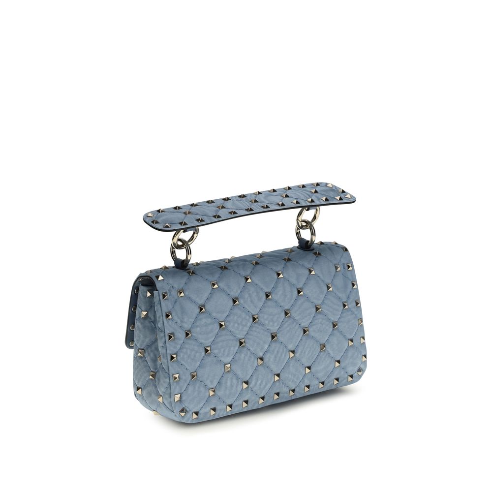 Valentino Garavani Blue Viscose Shoulder Bag - Image 3