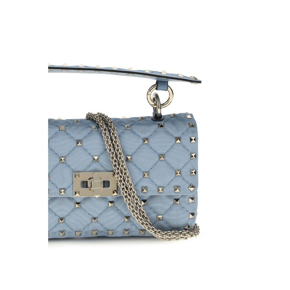 Valentino Garavani Blue Viscose Shoulder Bag - Image 4