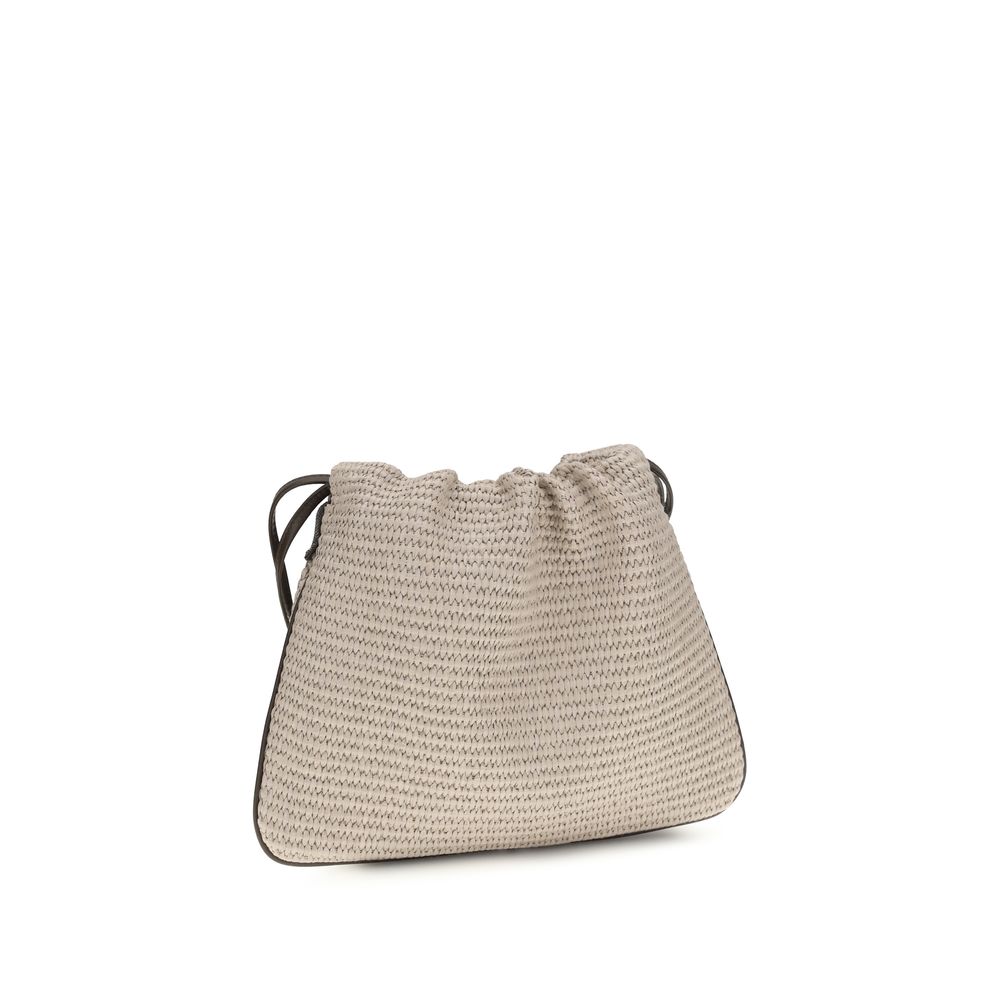 Brunello Cucinelli Beige Cotton Handbag - Image 2