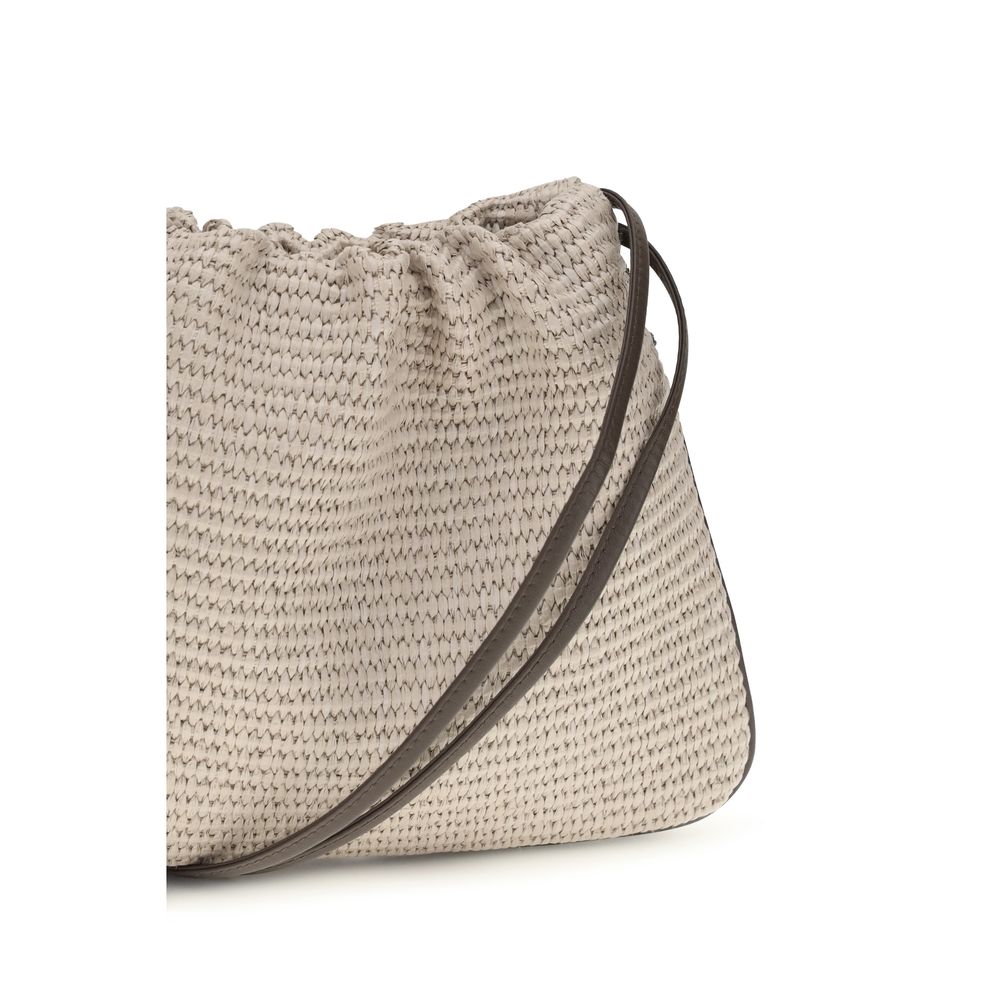 Brunello Cucinelli Beige Cotton Handbag - Image 4