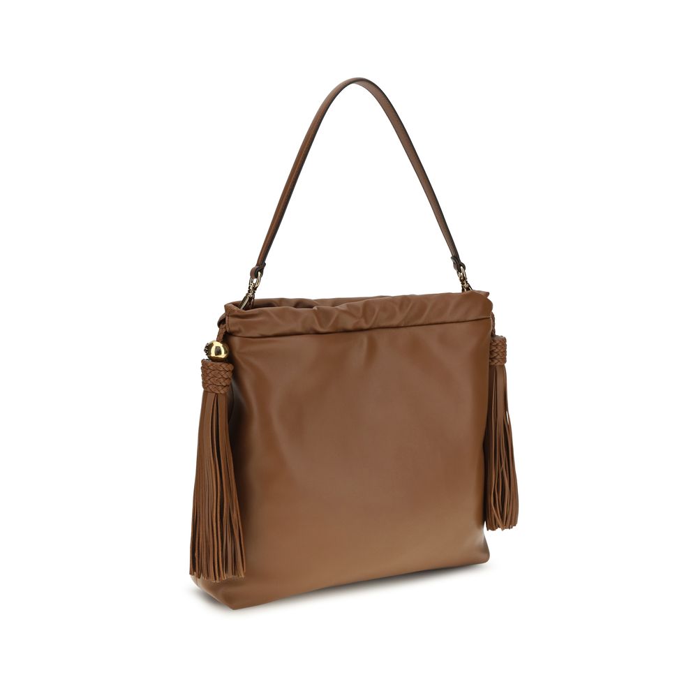 Etro Brown Lamb Ovis Aries Aries Shoulder Bag - Image 3