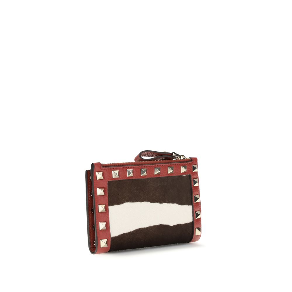 Valentino Garavani Multicolor Calf Leather Bos Taurus Wallet - Image 2
