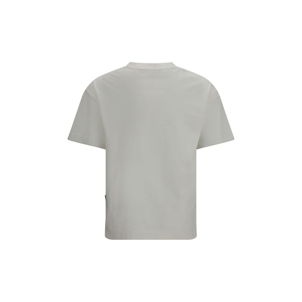 Palm Angels White Cotton T-Shirt - Image 2