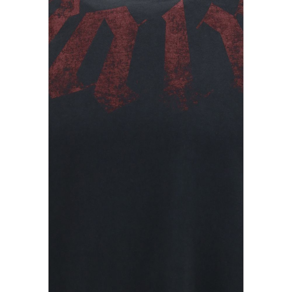 Palm Angels Black Cotton T-Shirt - Image 3
