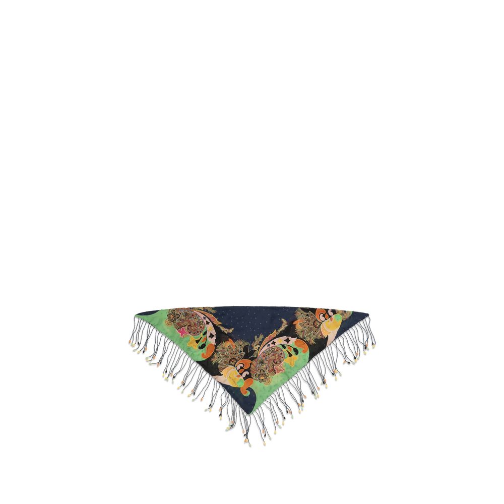 Etro Multicolor Silk Scarf - Image 2