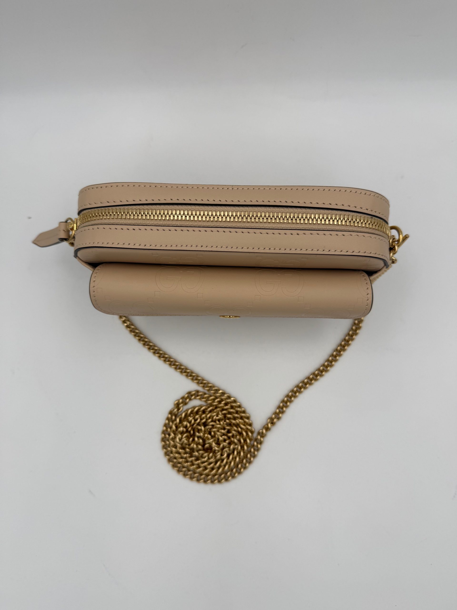 Gucci GUCCI GG Jumbo Beige with Front Pocket Shoulder Bag - Image 3