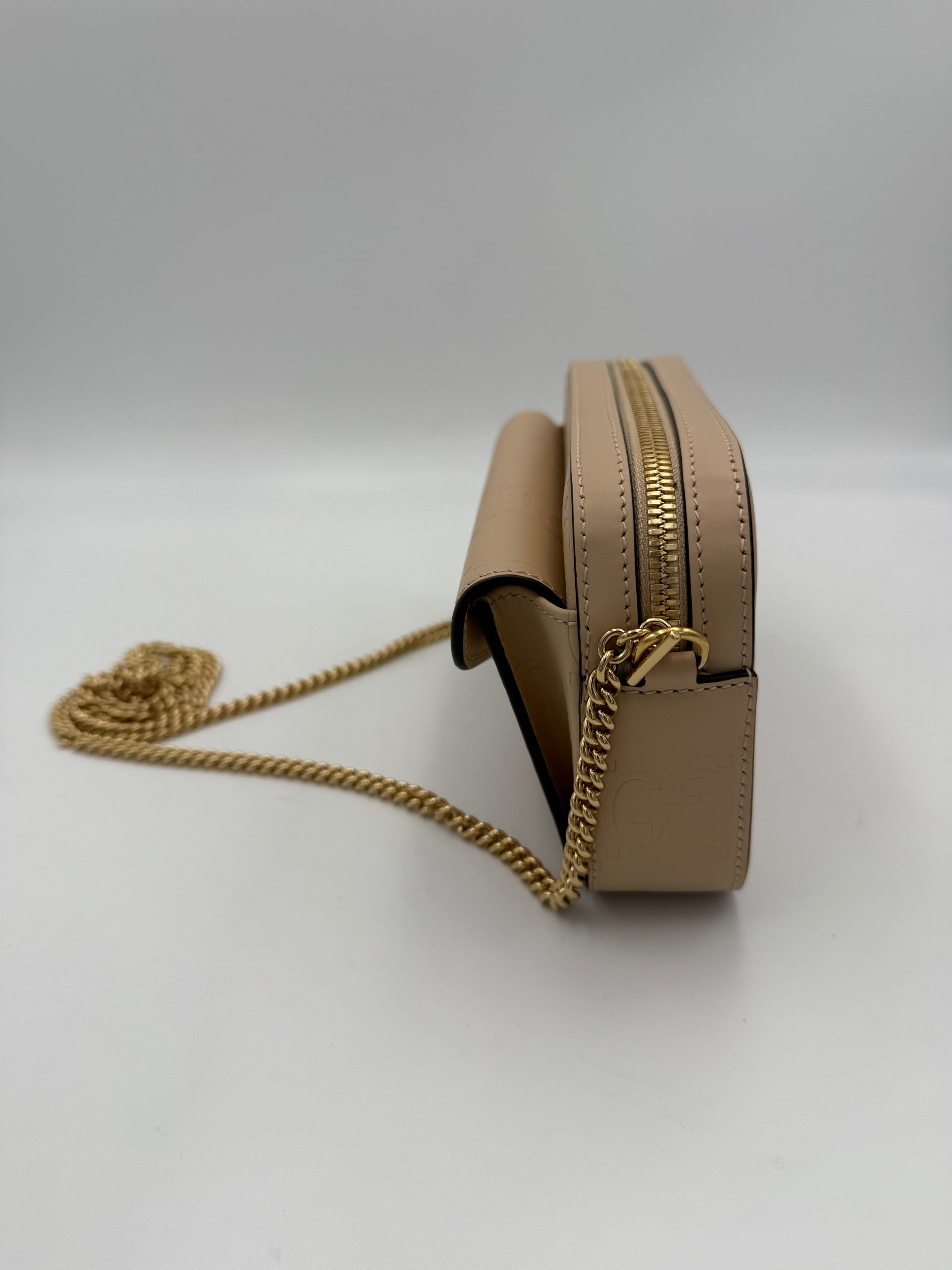 Gucci GUCCI GG Jumbo Beige with Front Pocket Shoulder Bag - Image 4