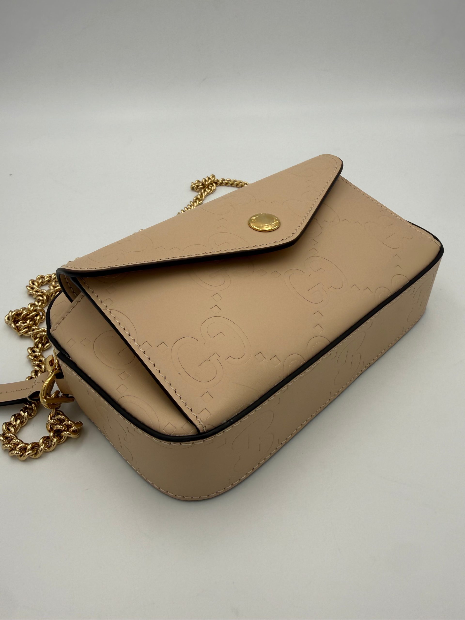 Gucci GUCCI GG Jumbo Beige with Front Pocket Shoulder Bag - Image 6