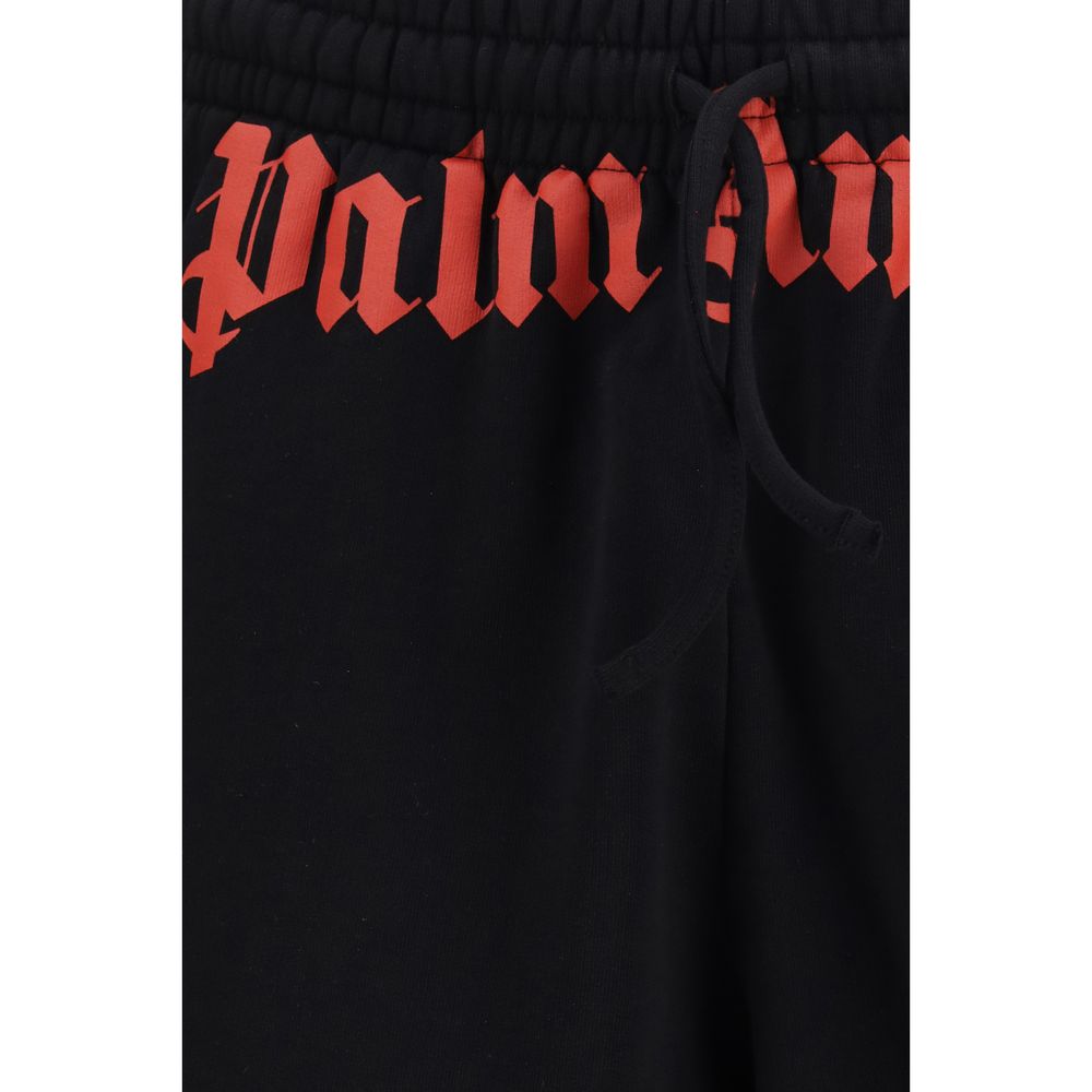 Palm Angels Black Cotton Bermuda Shorts - Image 3