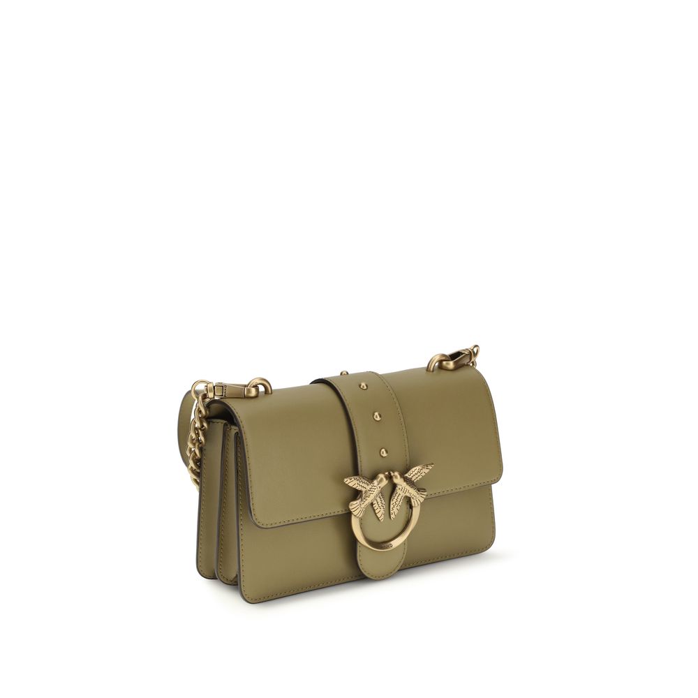 PINKO Bicolor Calf Leather Bos Taurus Shoulder Bag - Image 2