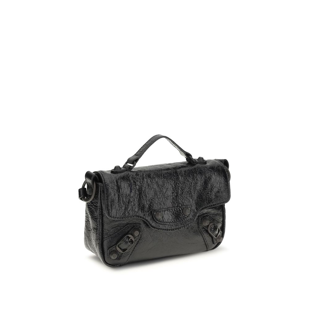 Balenciaga Black Lamb Ovis Aries Aries Shoulder Bag - Image 2