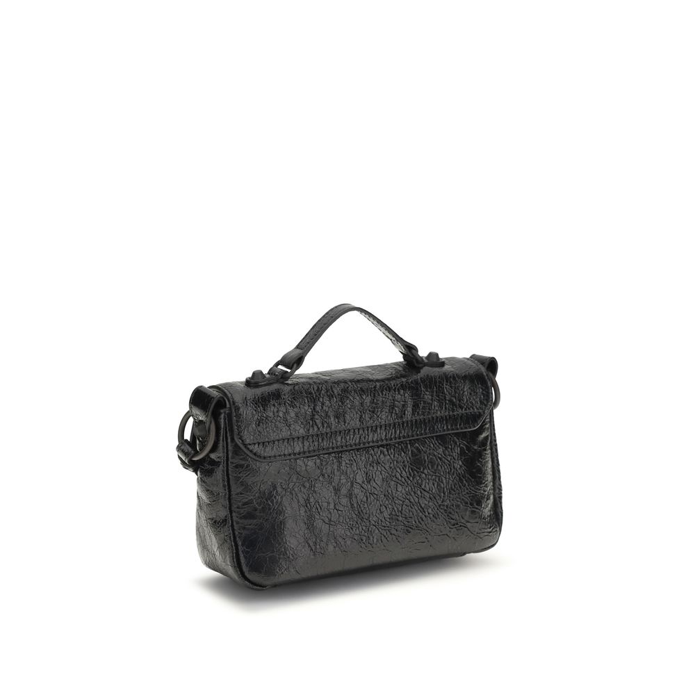 Balenciaga Black Lamb Ovis Aries Aries Shoulder Bag - Image 3