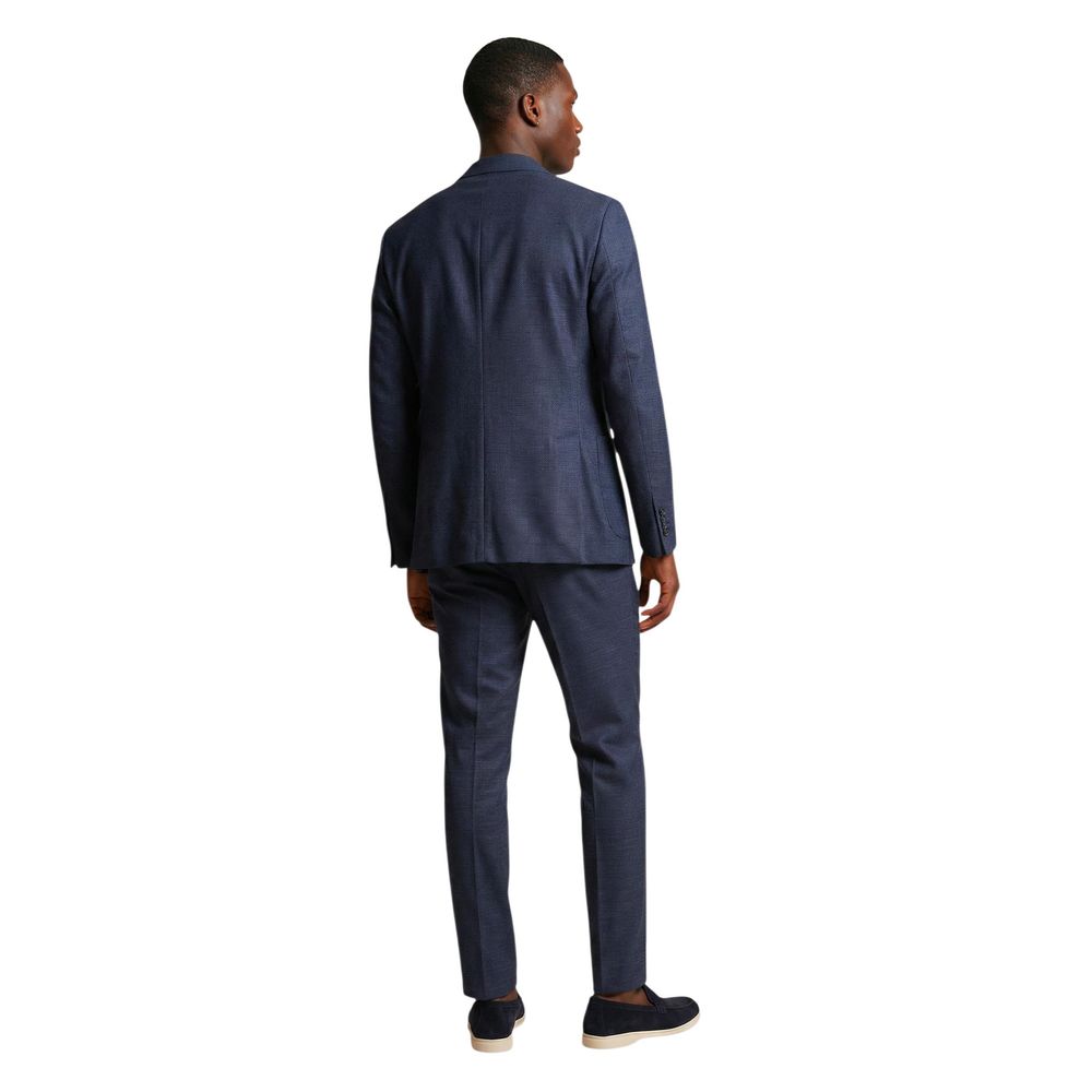 Mulish Blue Polyester Two-Piece Suit - Image 2