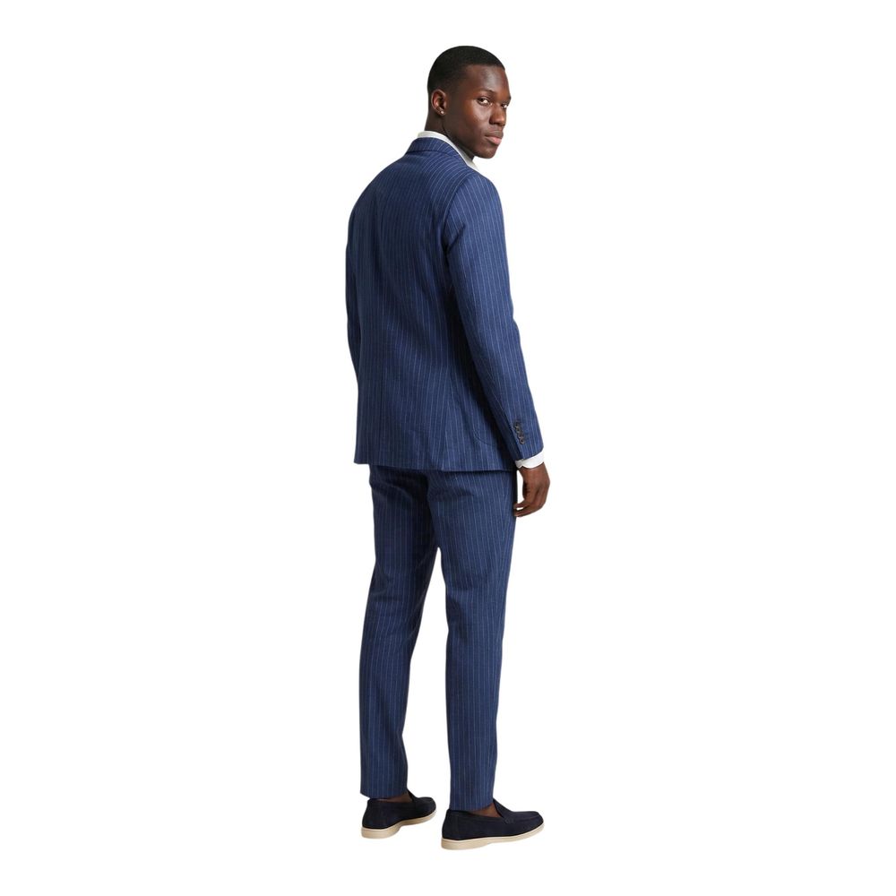 Mulish Blue Polyester Two-Piece Suit - Image 2