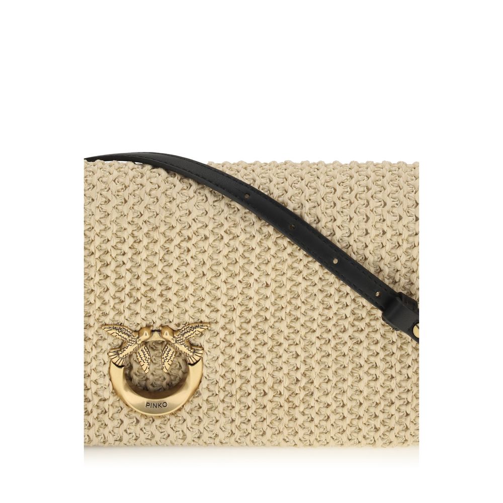 PINKO Beige Polypropylene Shoulder Bag - Image 4