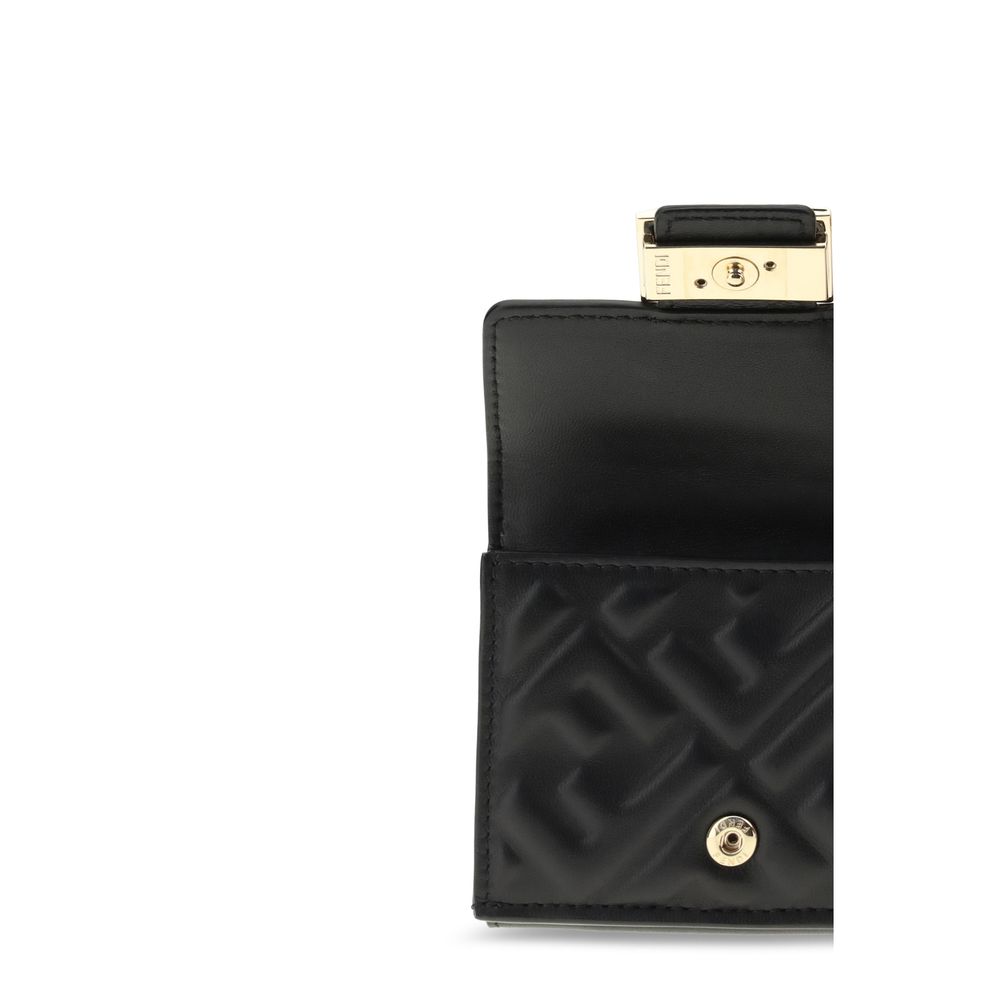 Fendi Black Lamb Ovis Aries Aries Wallet - Image 3