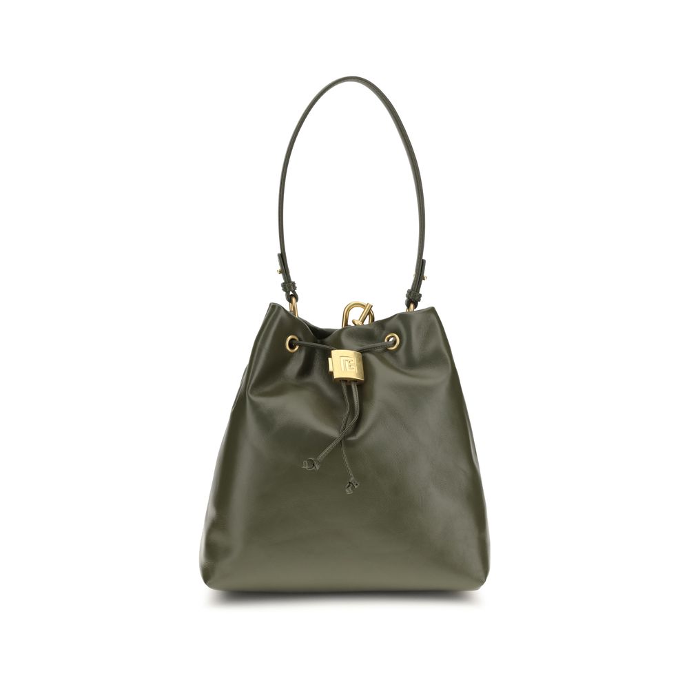 Balmain Bicolor Calf Leather Bos Taurus Backpack