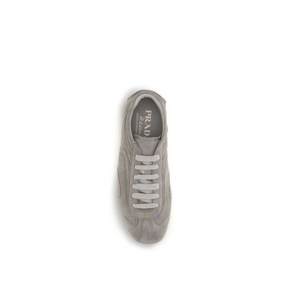 Prada Beige Lamb Ovis Aries Aries Athletic Sneakers - Image 4