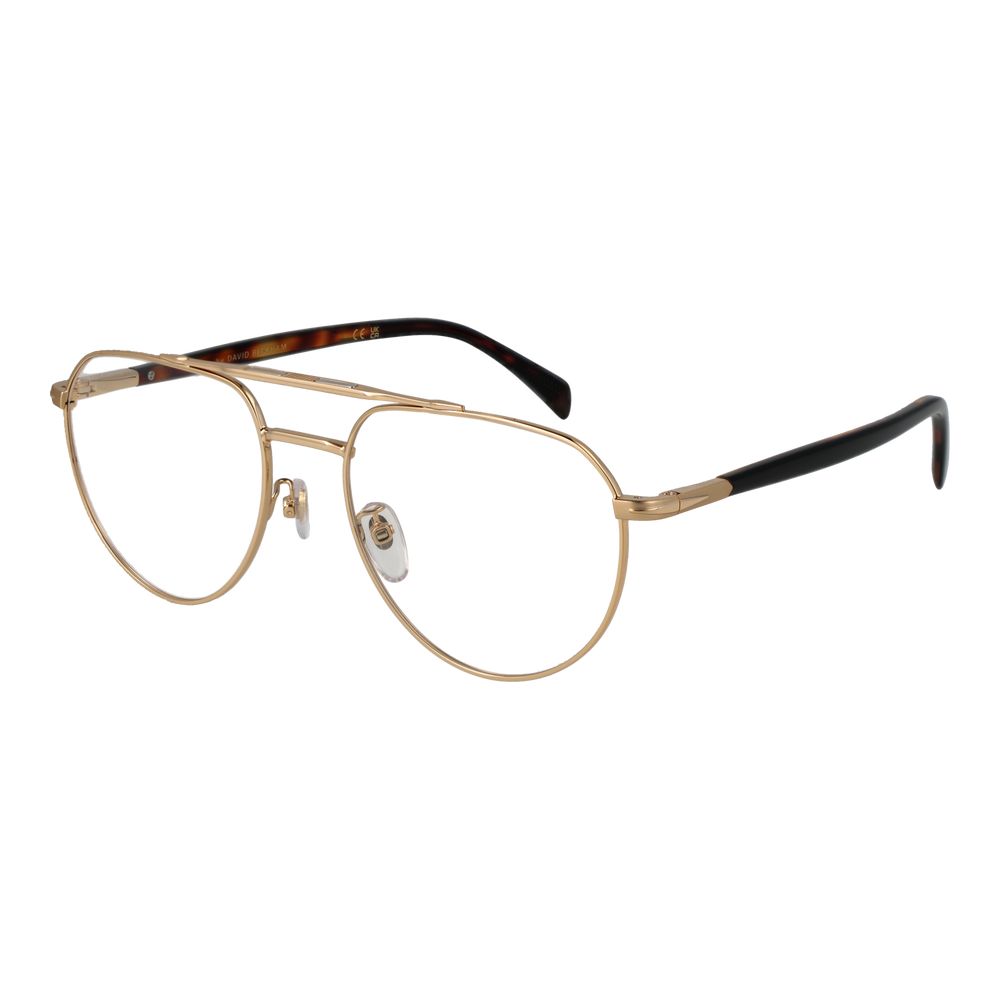 David Beckham Gold Metal Glasses (Frames) - Image 4