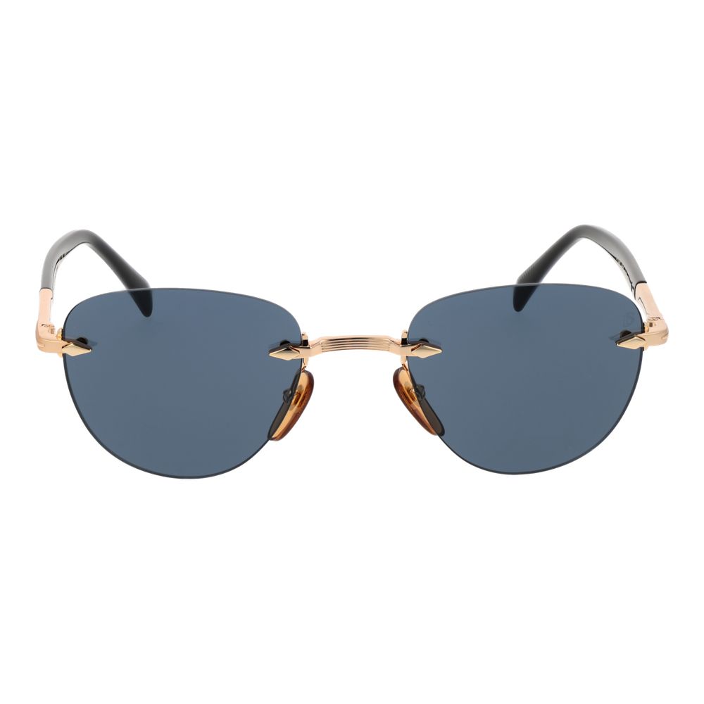 David Beckham Rose Gold Metal Sunglasses - Image 2