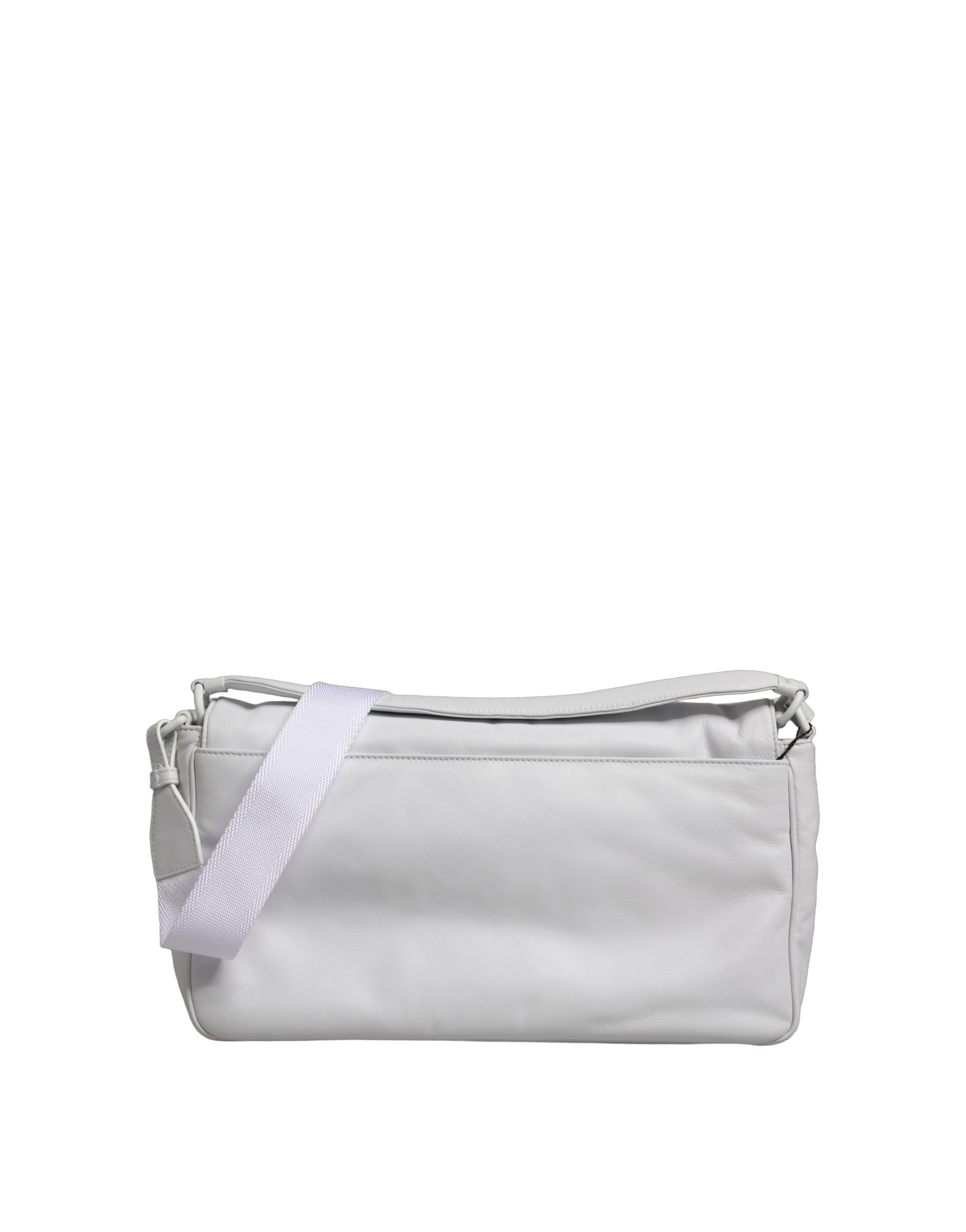 Dolce & Gabbana White Logo Plaque Crossbody Shoulder Borse Women Bag - Image 3