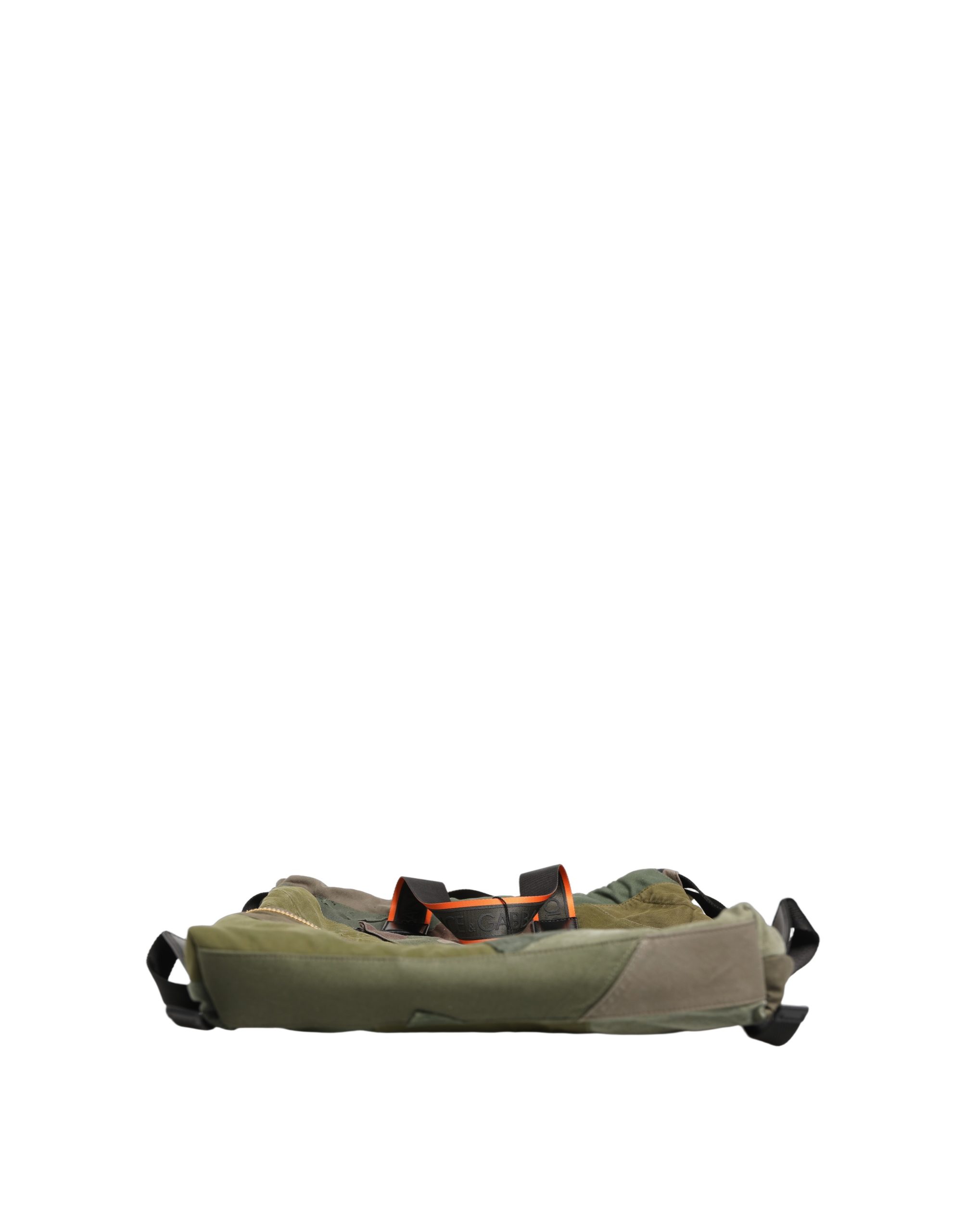 Dolce & Gabbana Military Green Patchwork Rucksack Backpack Borse Men Bag - Image 5