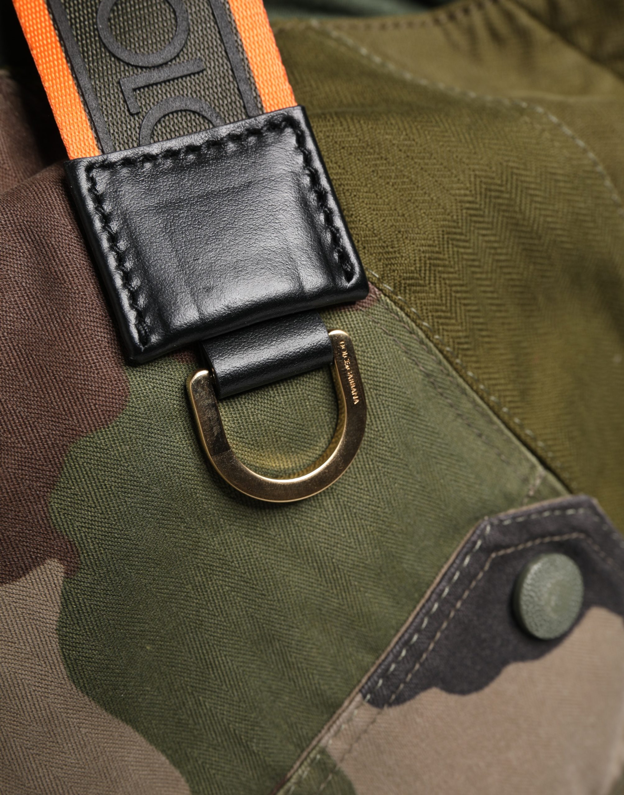 Dolce & Gabbana Military Green Patchwork Rucksack Backpack Borse Men Bag - Image 6