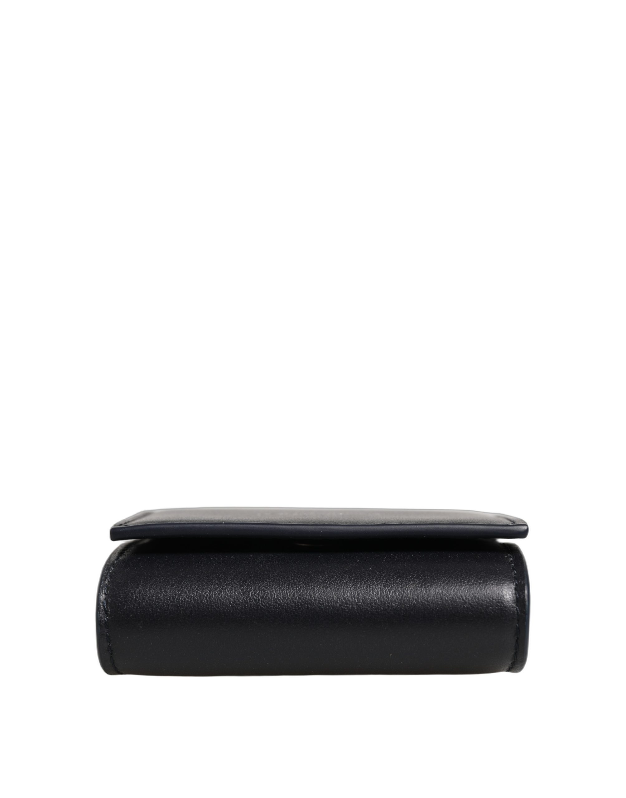Monedero plegable de piel de becerro negra con estampado del logo de Dolce & Gabbana - Image 6