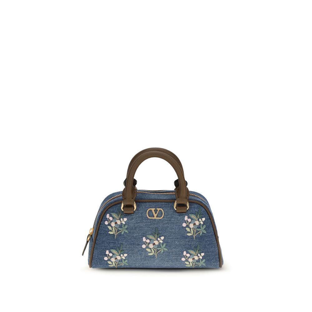 Valentino Garavani Blue Fabric Handbag