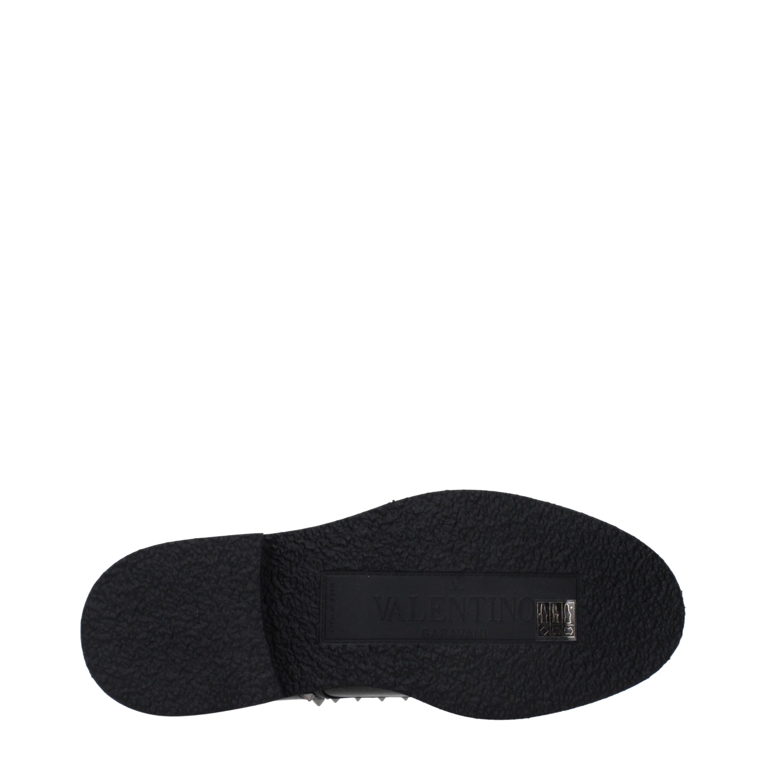 Valentino Garavani Black Leather Oxfords And Derbies - Image 5
