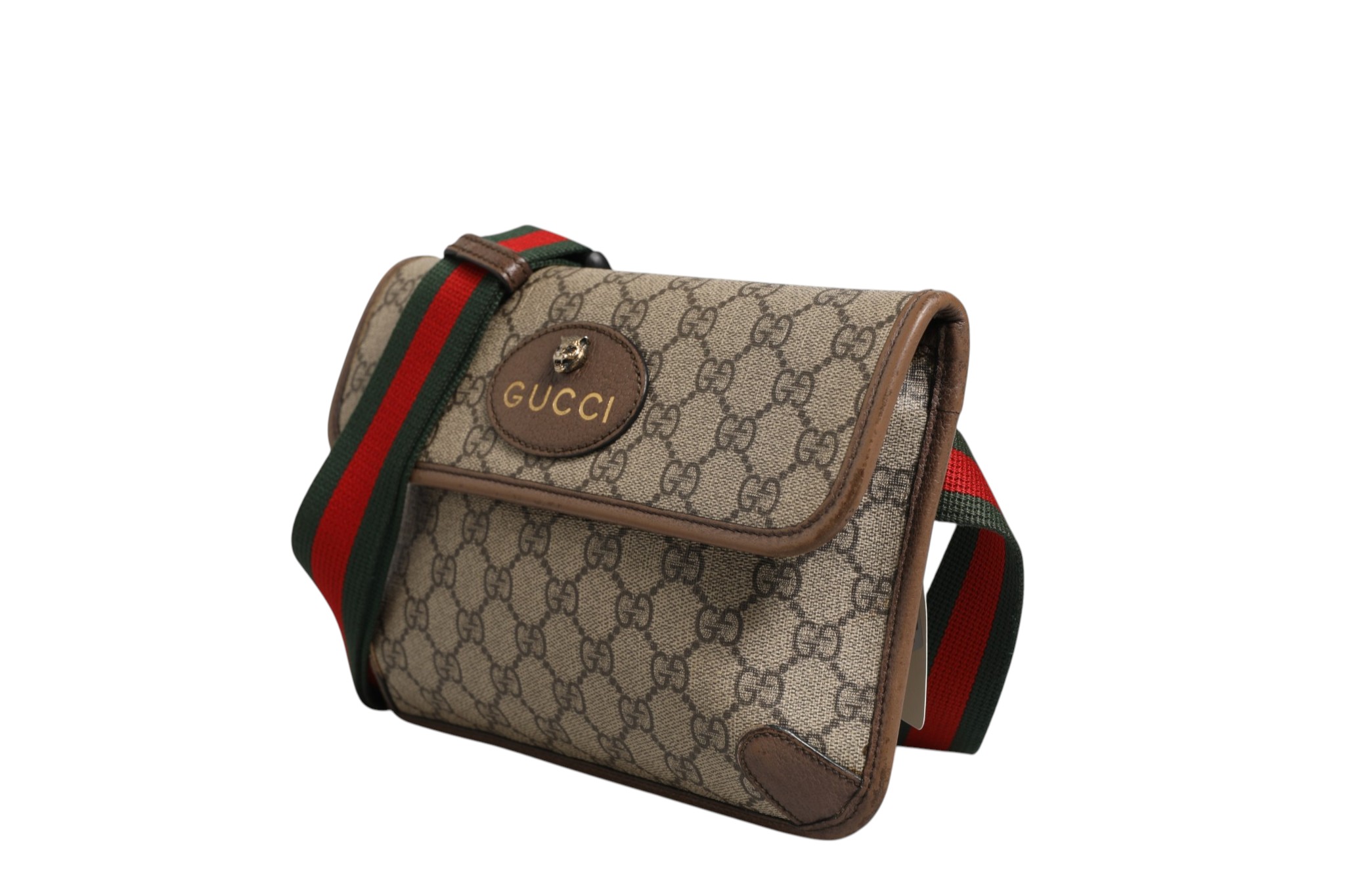 Gucci Supreme Neo Vintage Web Belt Crossbody Bag - Image 2
