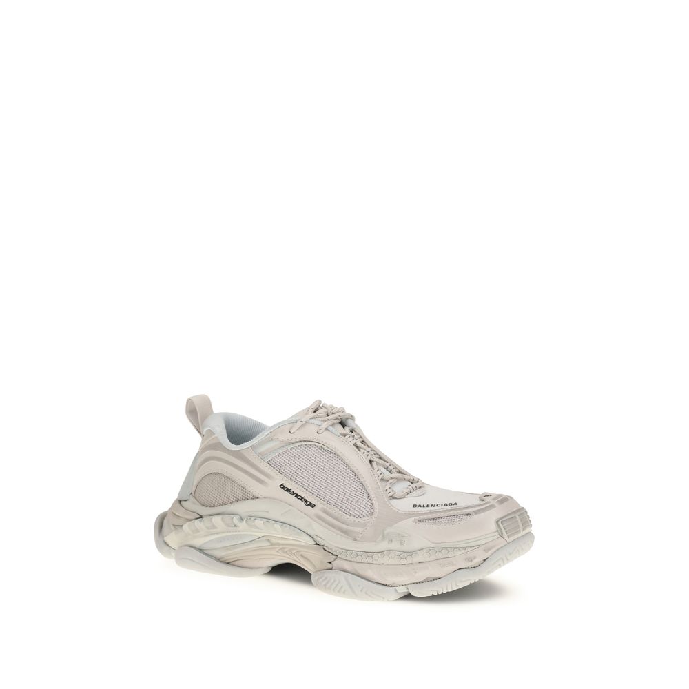 Balenciaga White Polyurethane Chunky Sneakers - Image 2