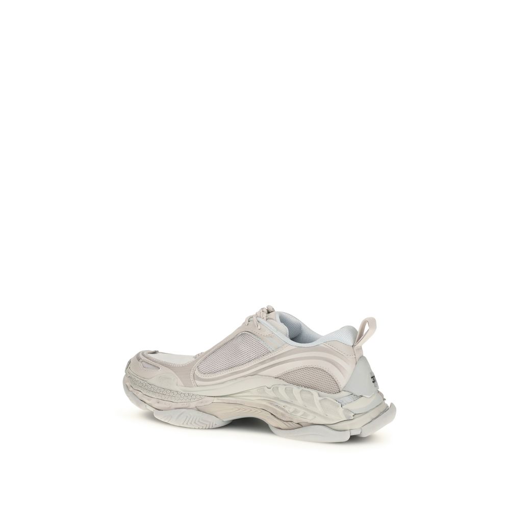 Balenciaga White Polyurethane Chunky Sneakers - Image 3