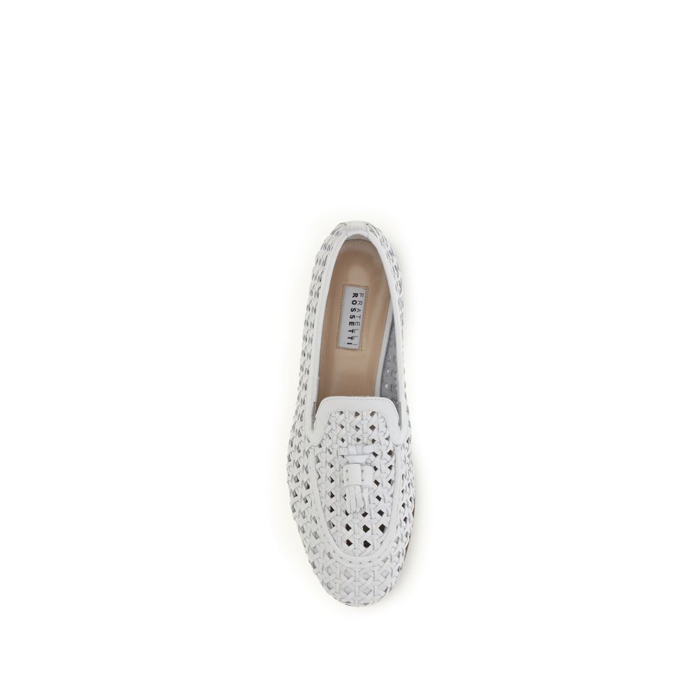 Fratelli Rossetti White Calf Leather Bos Taurus Slip-On Loafers (Copy) - Image 4