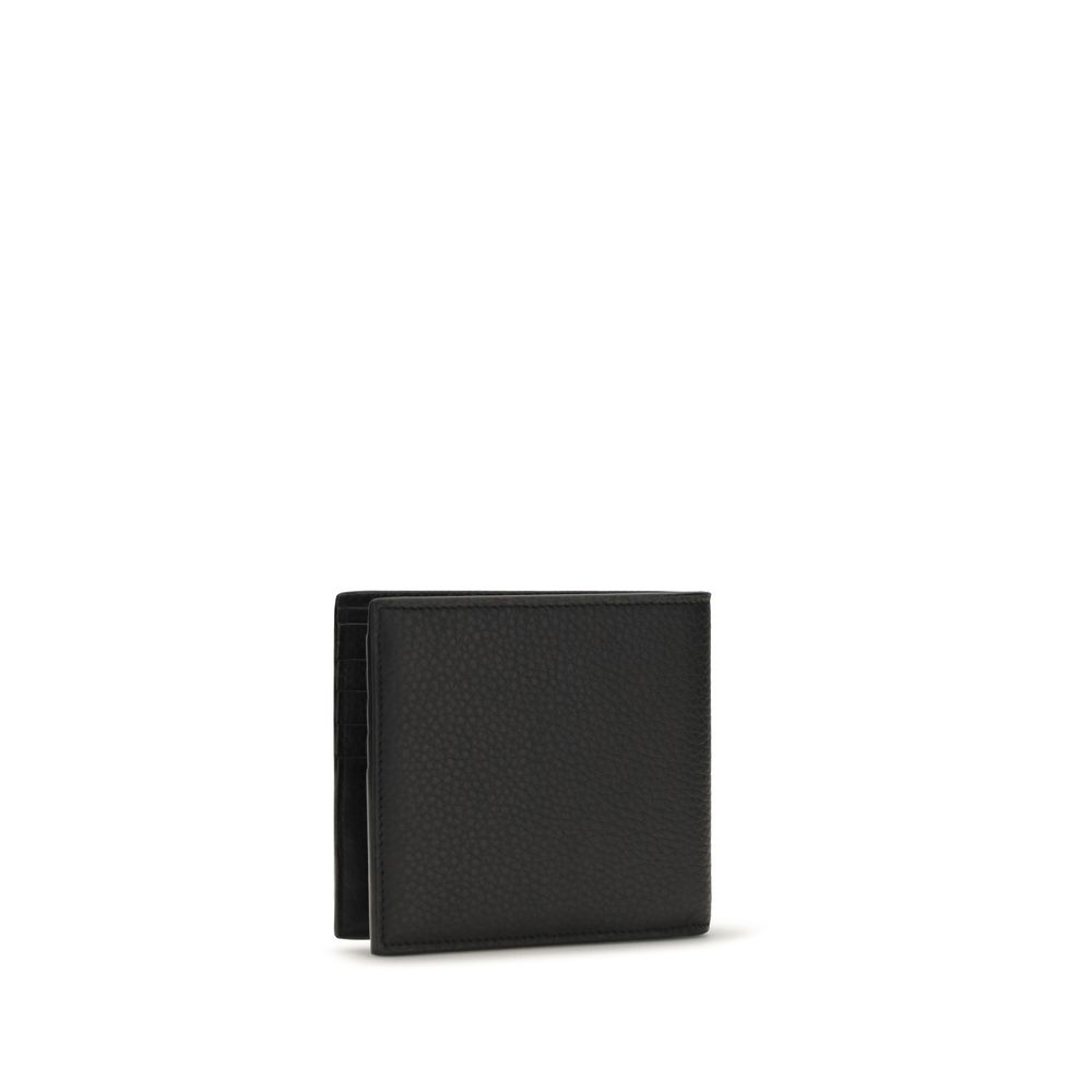 Saint Laurent Black Calf Leather Bos Taurus Wallet - Image 2