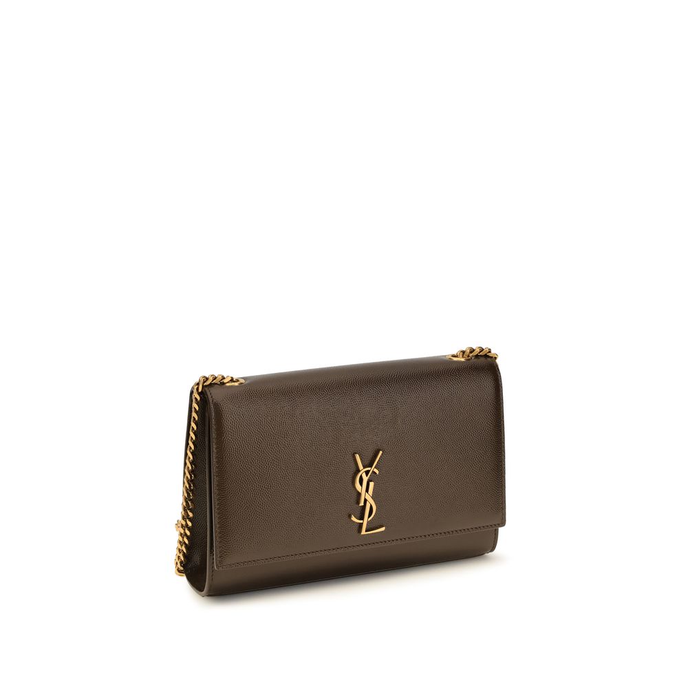 Saint Laurent Brown Calf Leather Bos Taurus Shoulder Bag - Image 2